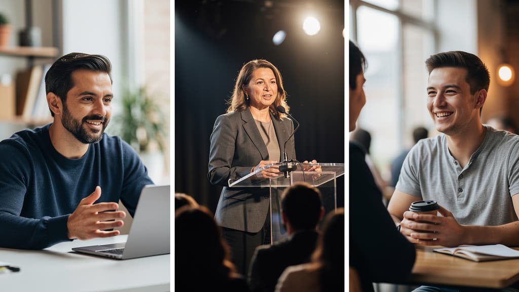 Professional AI content photos for LinkedIn and social media